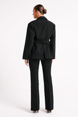 Addie Suiting Blazer - Black